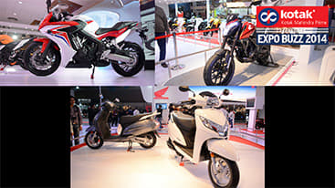 Auto Expo 2014: Honda bikes on display
